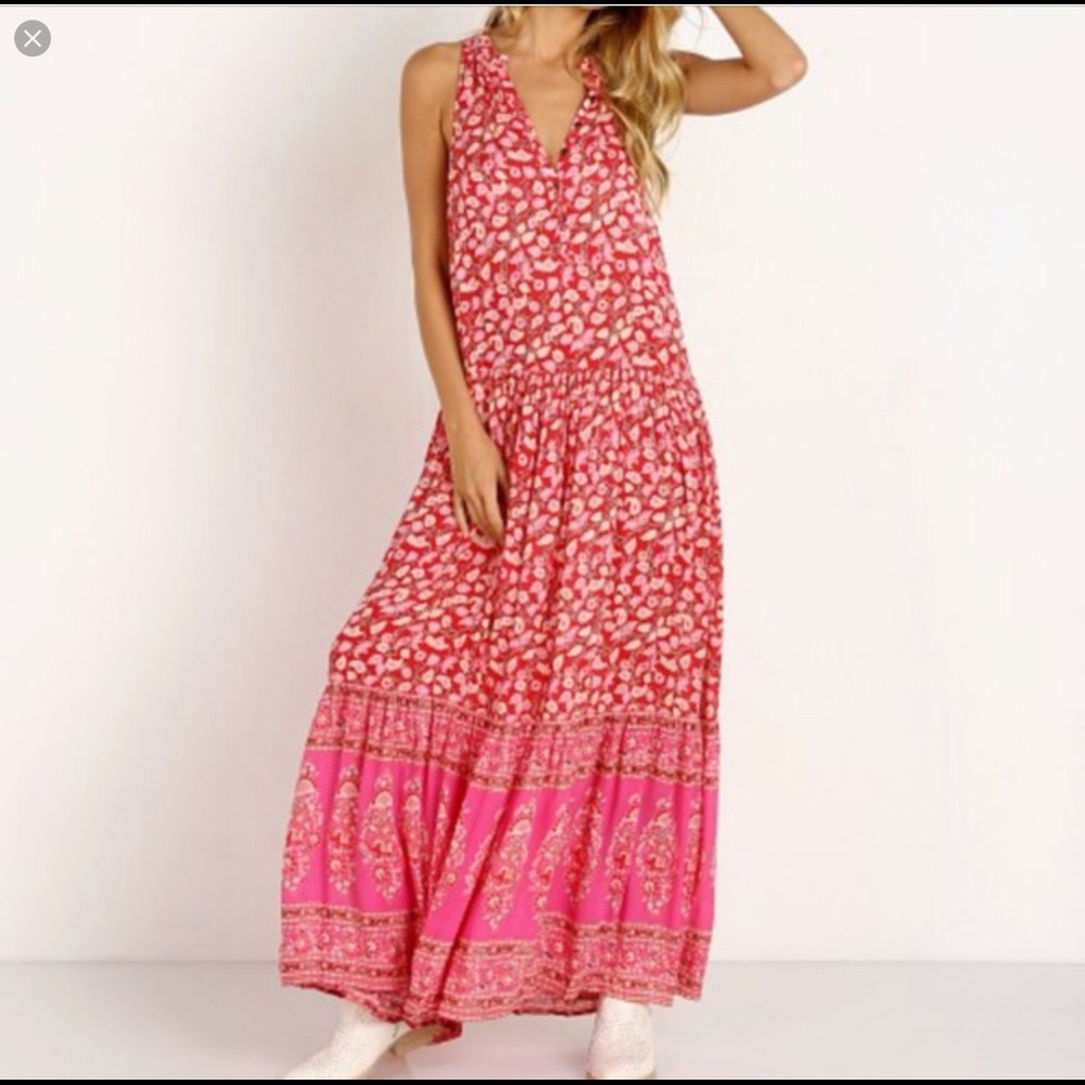 SPELL DELIRIUM MAXI DRESS SIZE L